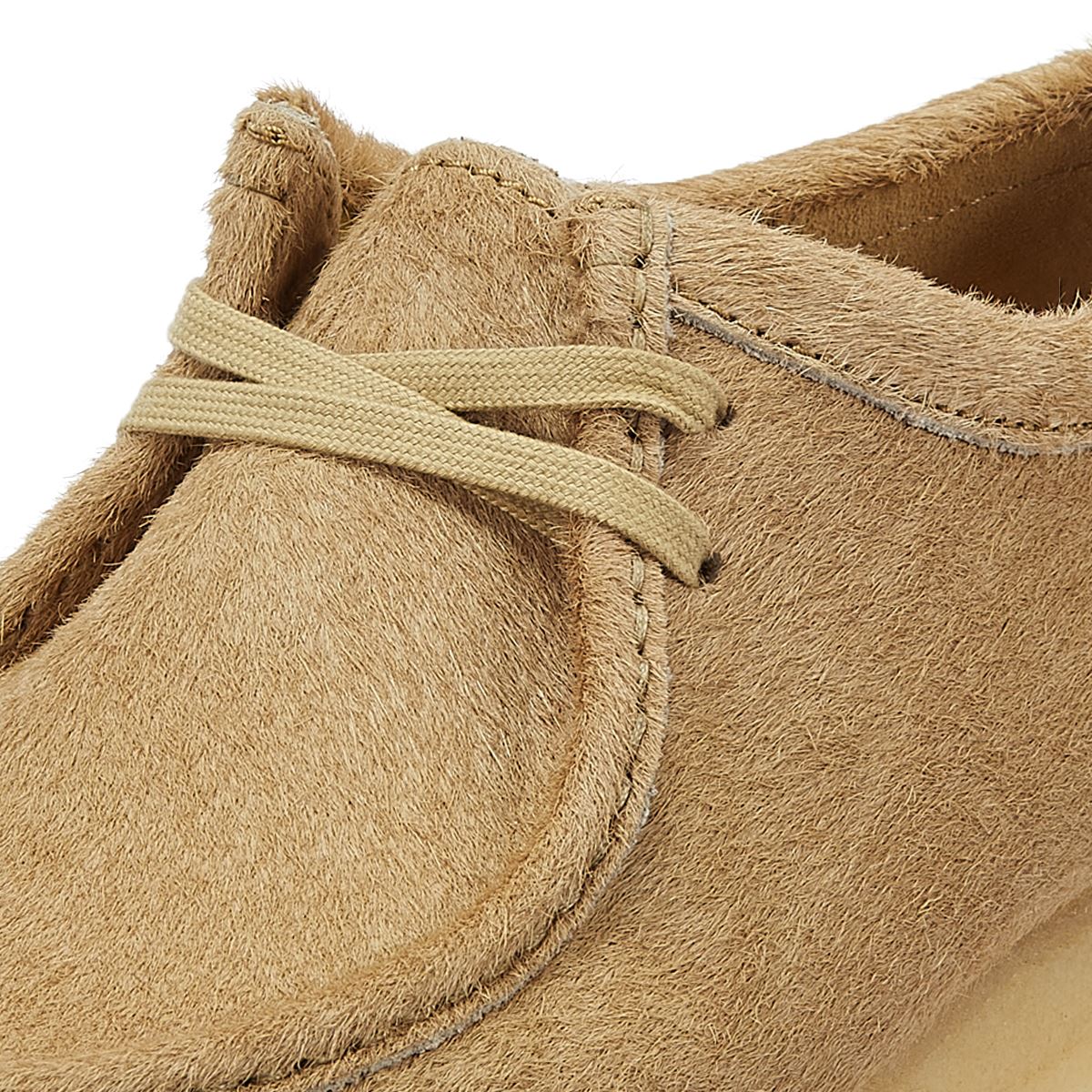 Clarks Originals Wallabee Hair On Men's Maple Lace-Up Shoes