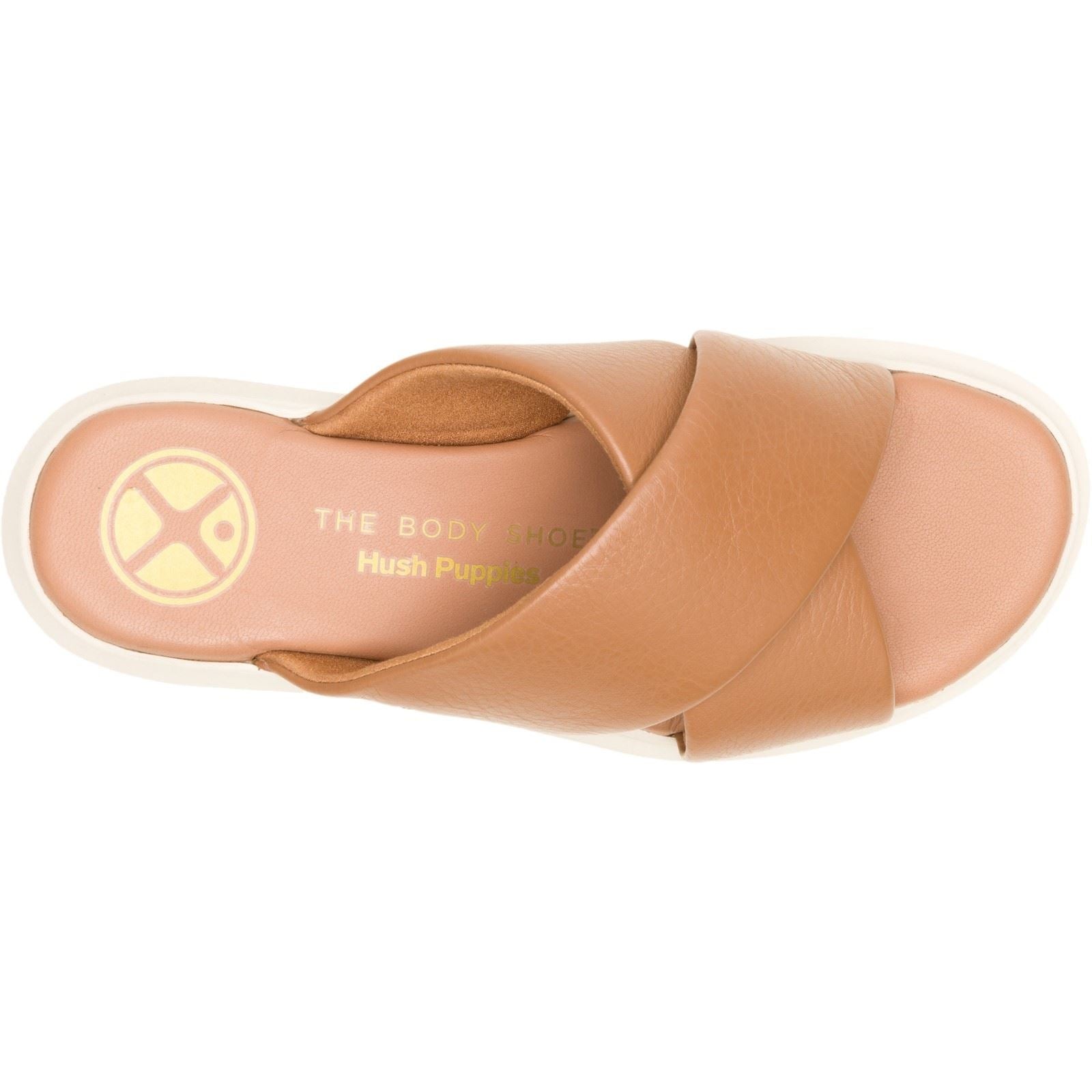 Hush Puppies Uplift Leather Women's Tan Sandals