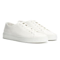JAK Royal Leather Men's White Trainers
