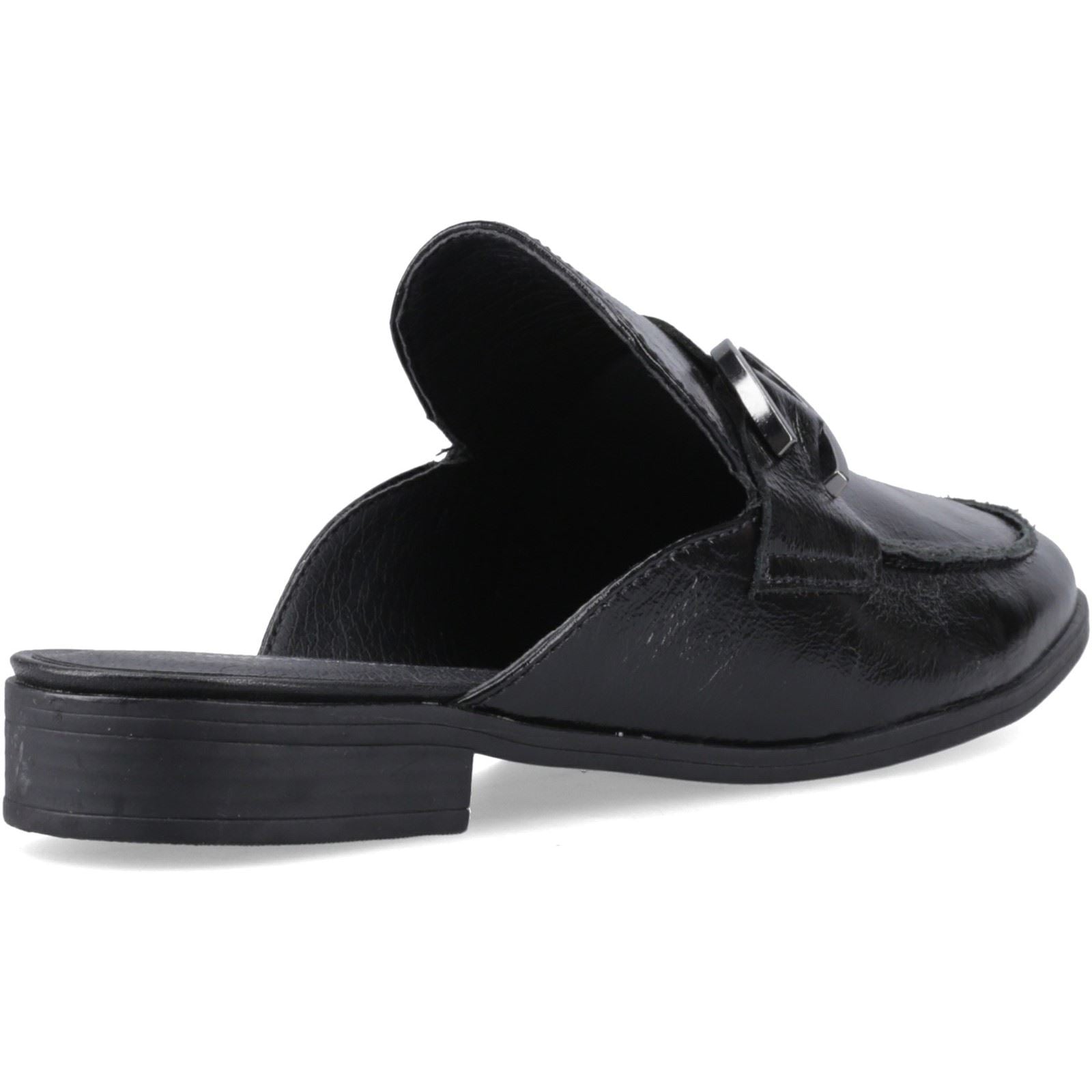 Hush Puppies Calla Leather Women's Black Mules