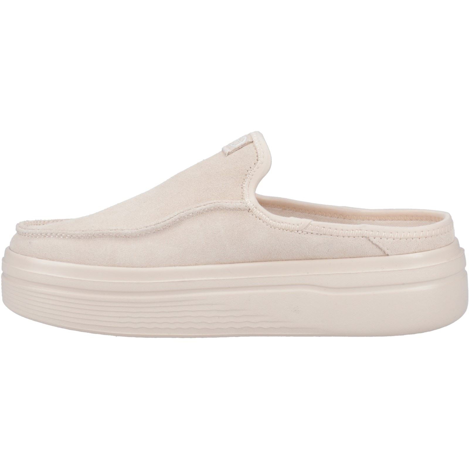 HEYDUDE Austin Lift Classic Leather Women's Blush Mules