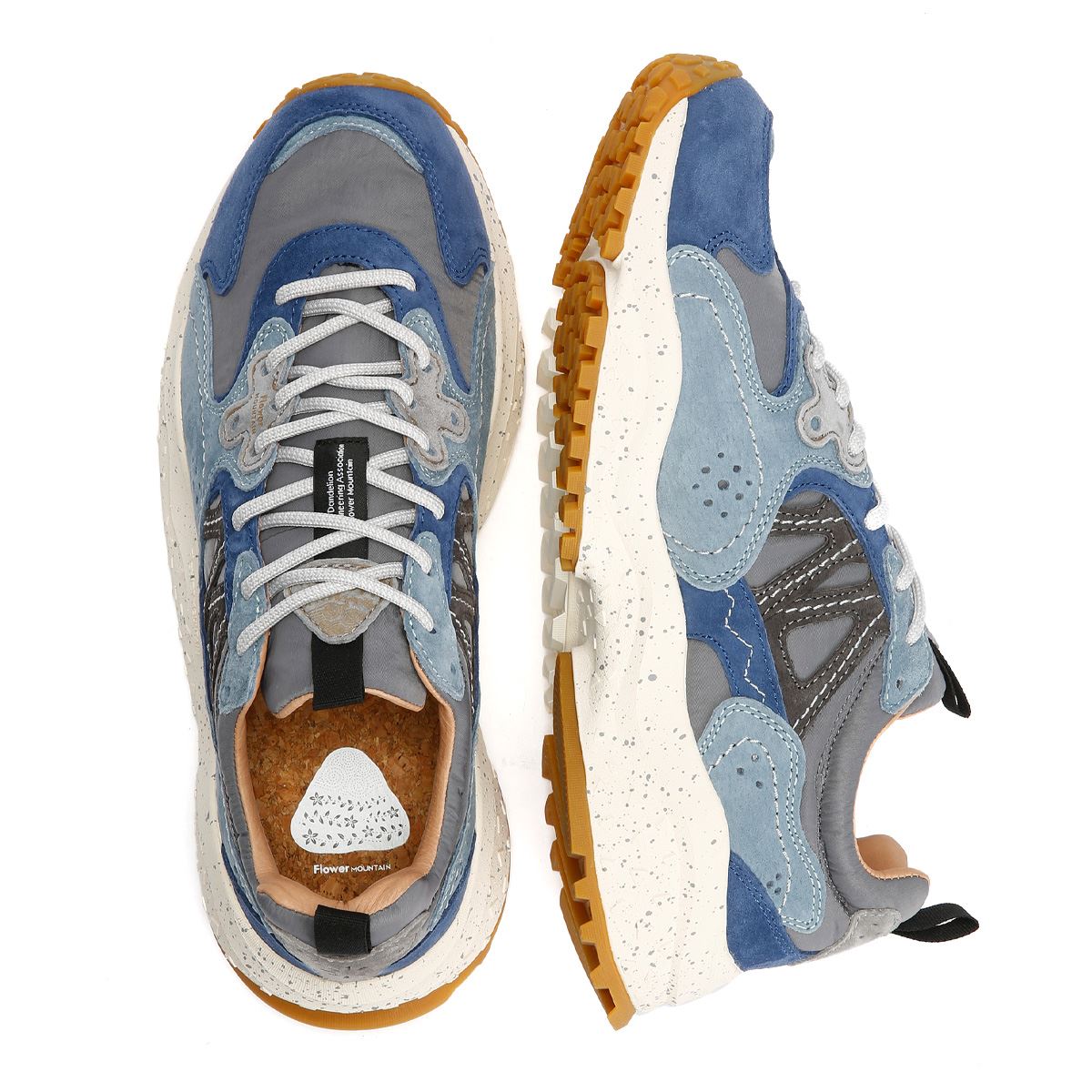 Flower Mountain Solin Men's Suede/Nylon Blue/Dark Blue Trainers