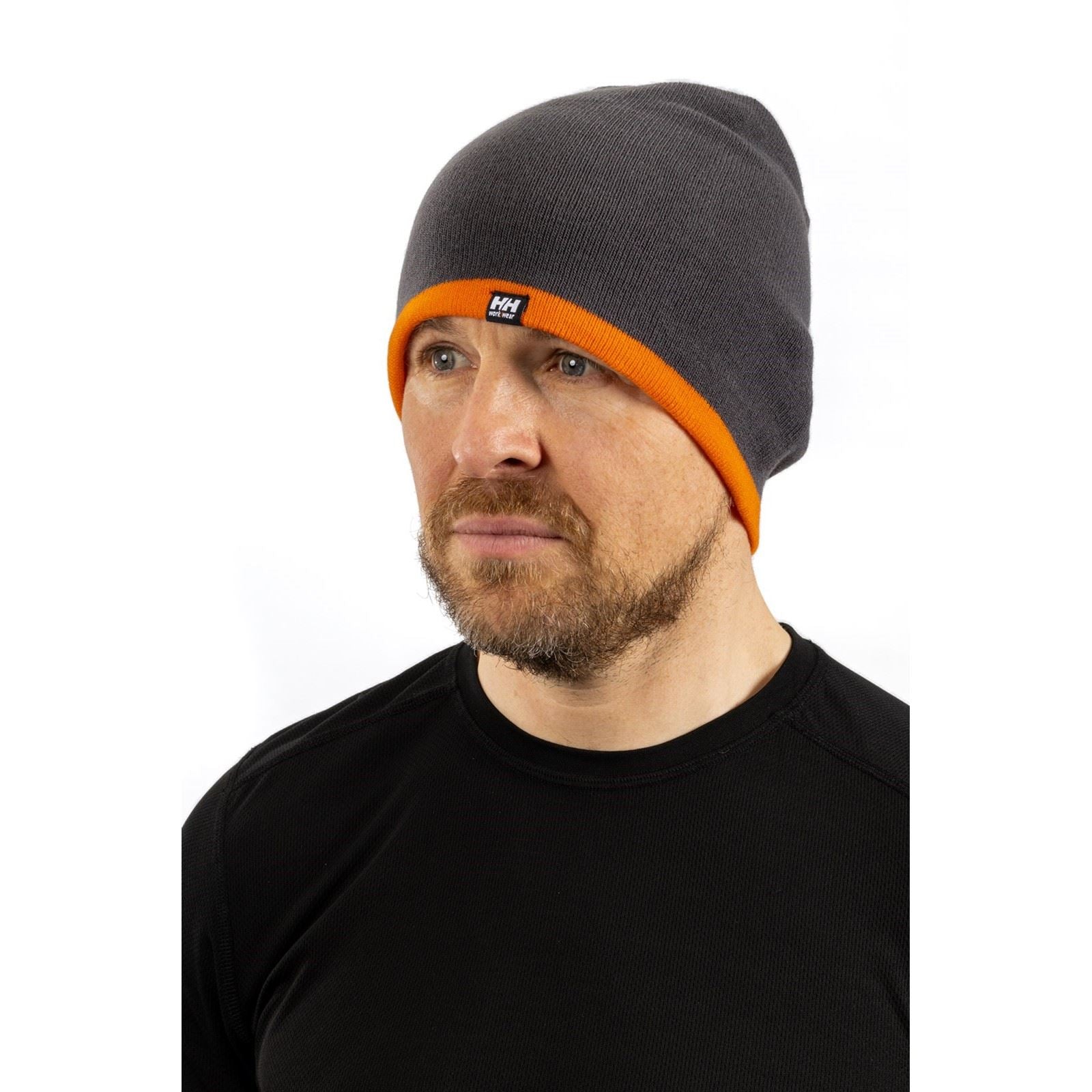 Helly Hansen Workwear Classic Reversible Grey Beanie Hat