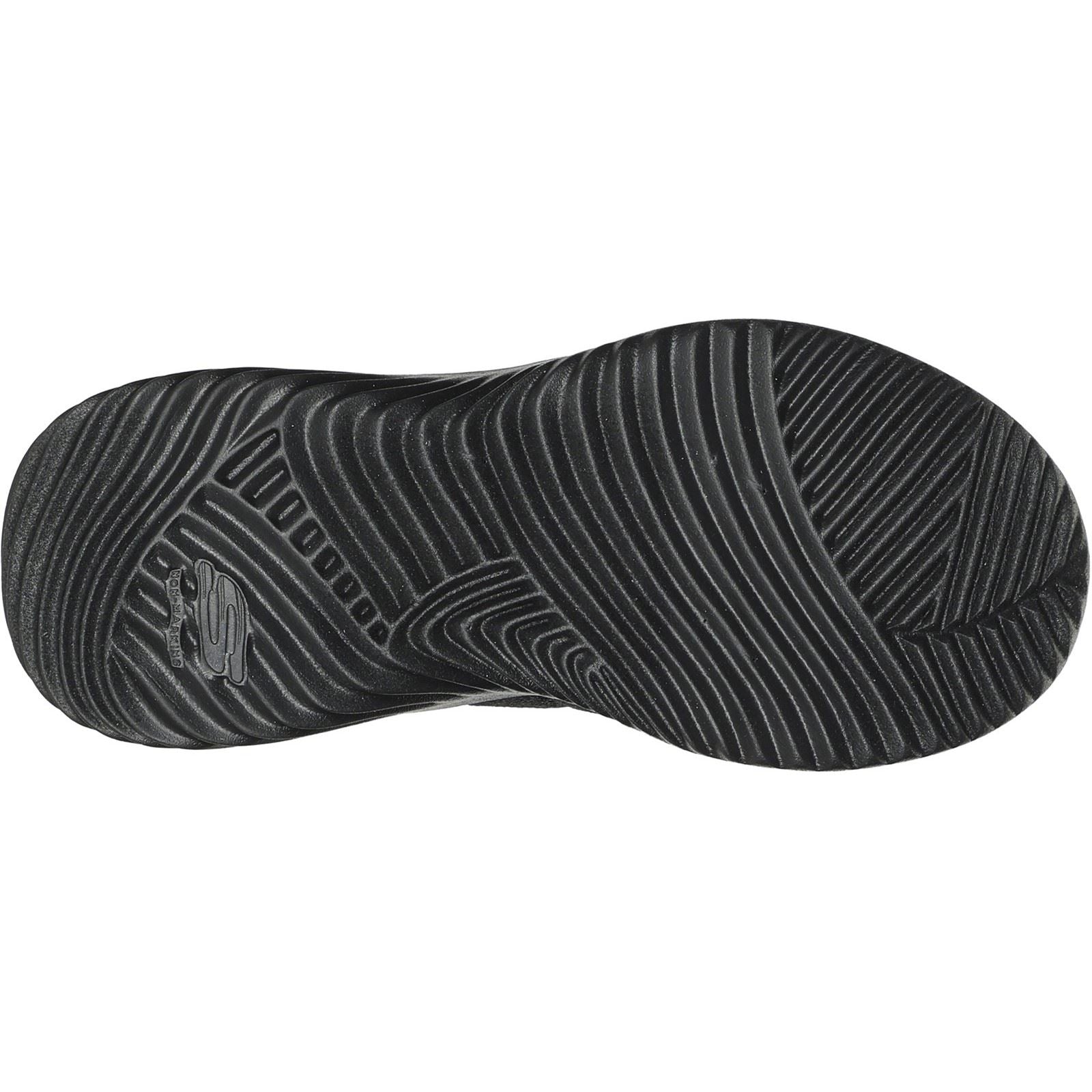 Skechers Bounder Baronik Textile Black Trainers