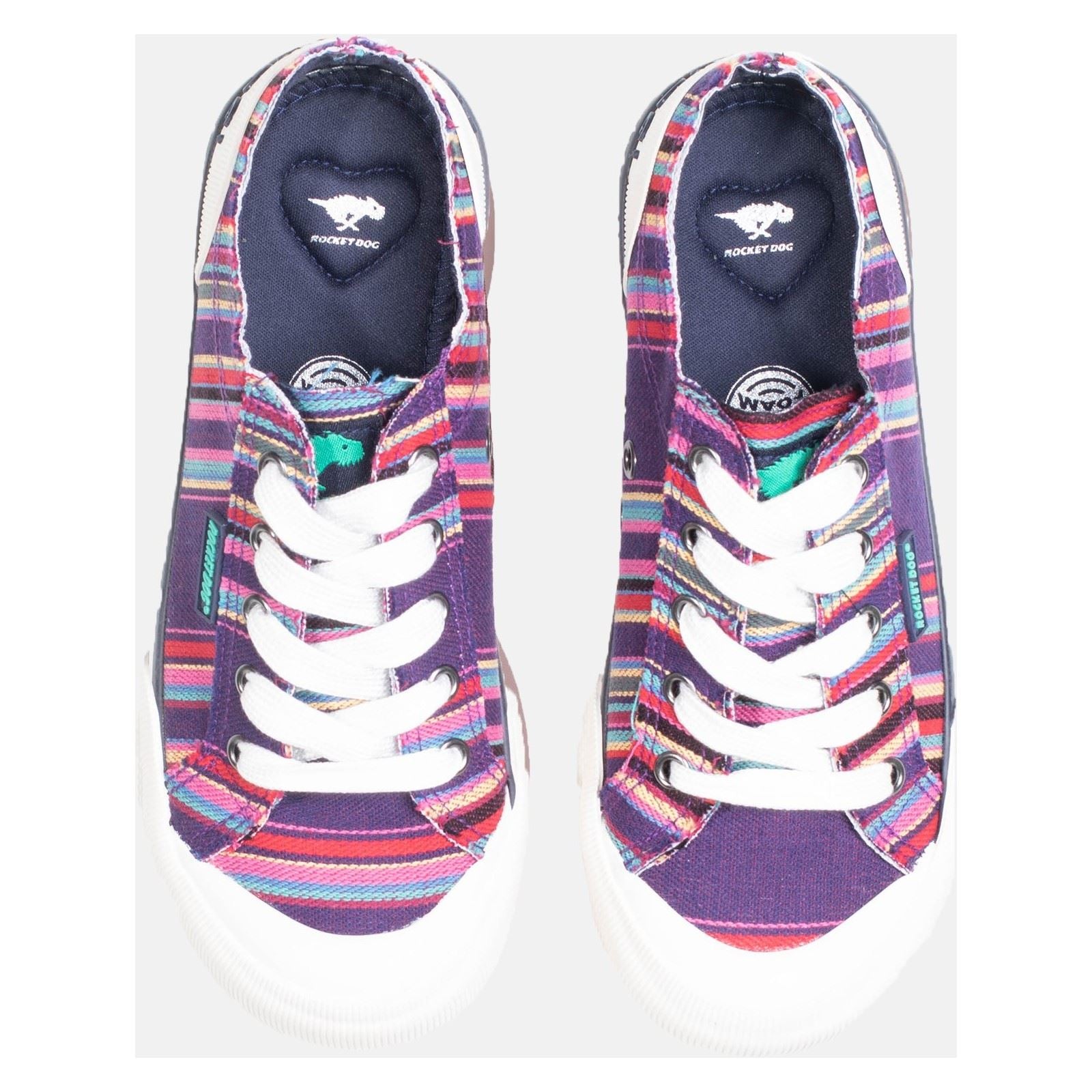 Rocket Dog Jazzin Cotton Women's Purple Multi Trainers
