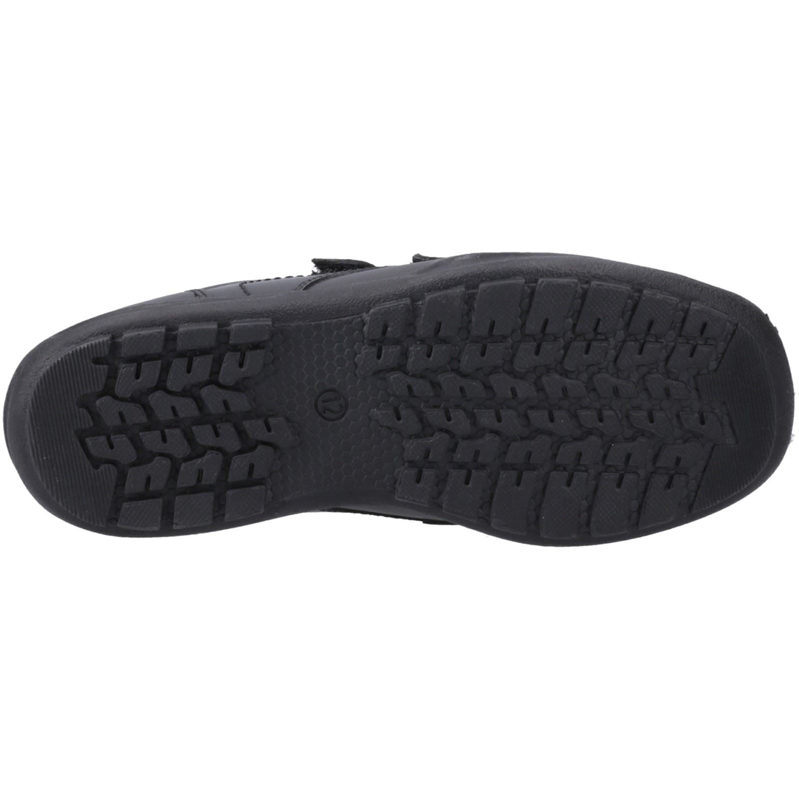 Hush Puppies Maddox Leather Boy's Black Moccasins Shoes
