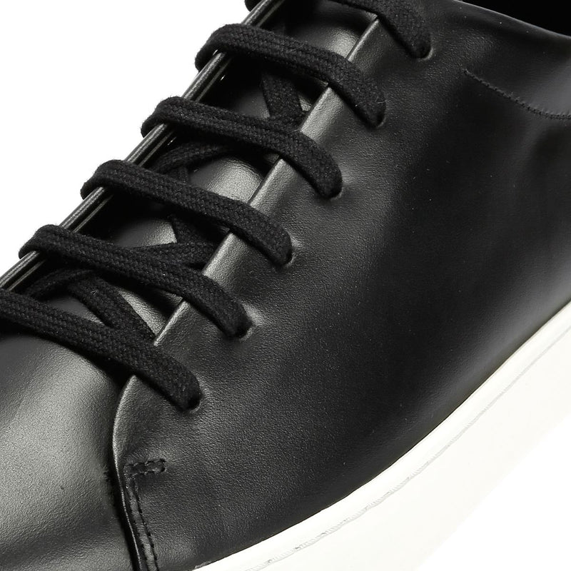 JAK Royal Leather Men's Black Trainers