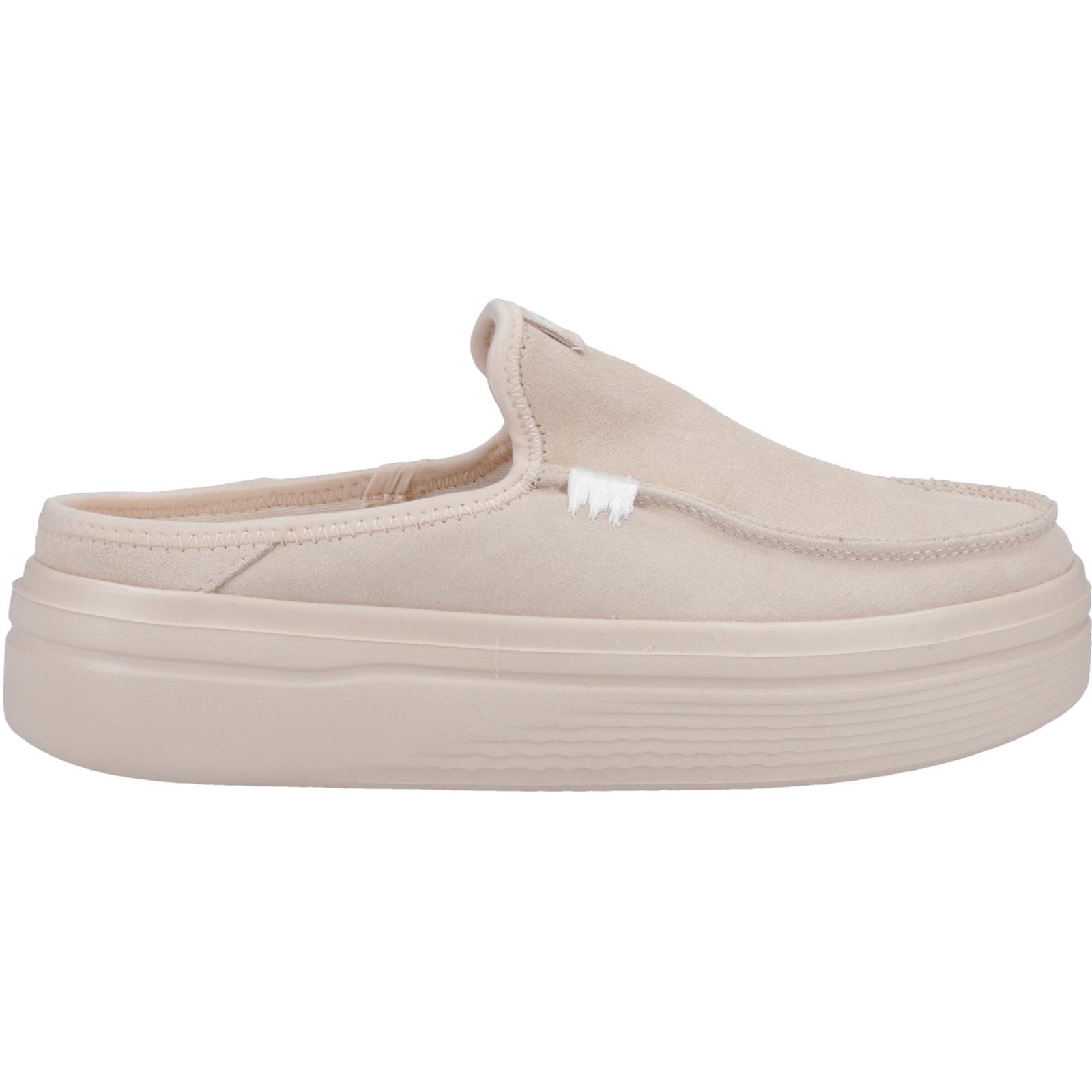 HEYDUDE Austin Lift Classic Leather Women's Blush Mules