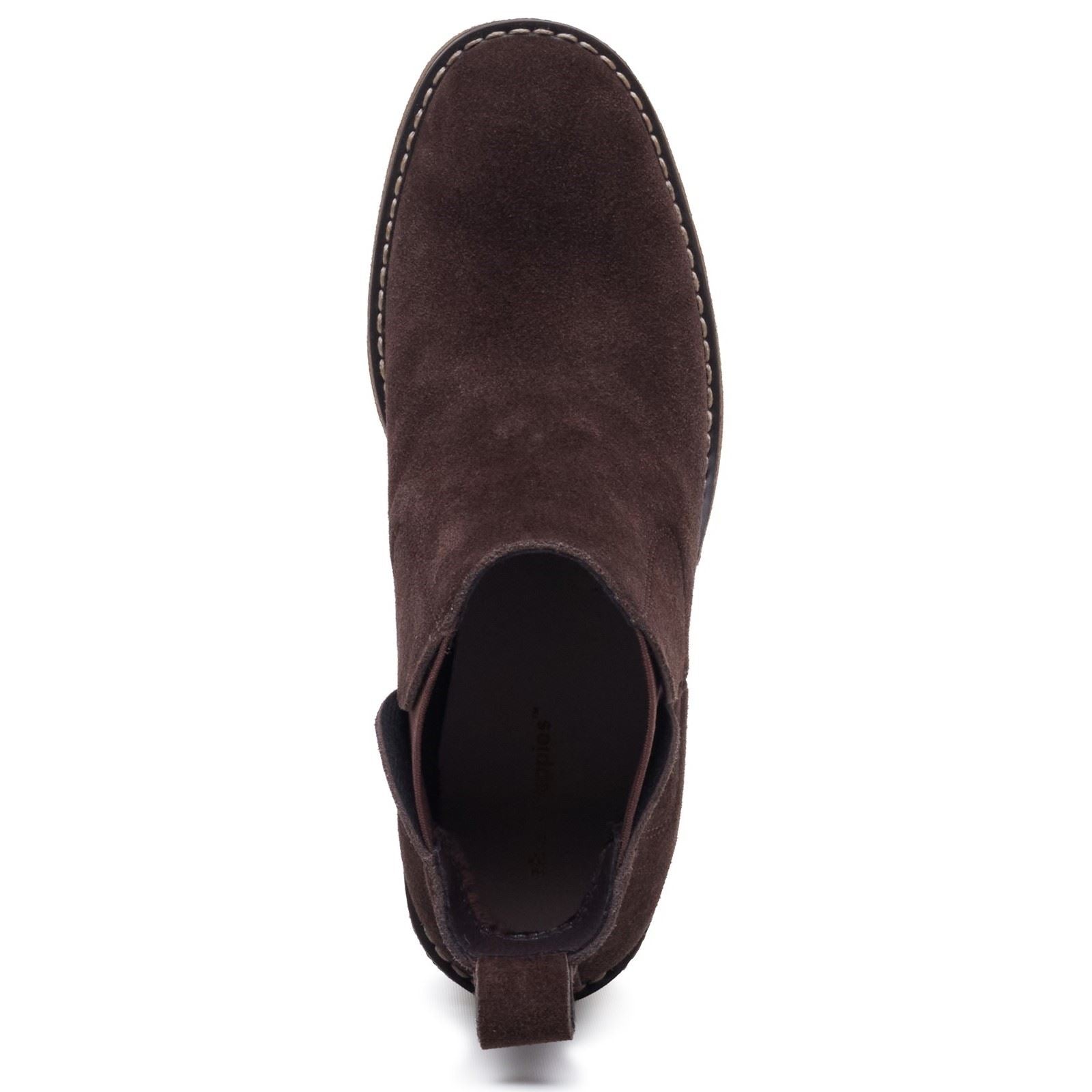 Hush Puppies Felicia Suede Women's Chocolate Heeled Ankle Boots