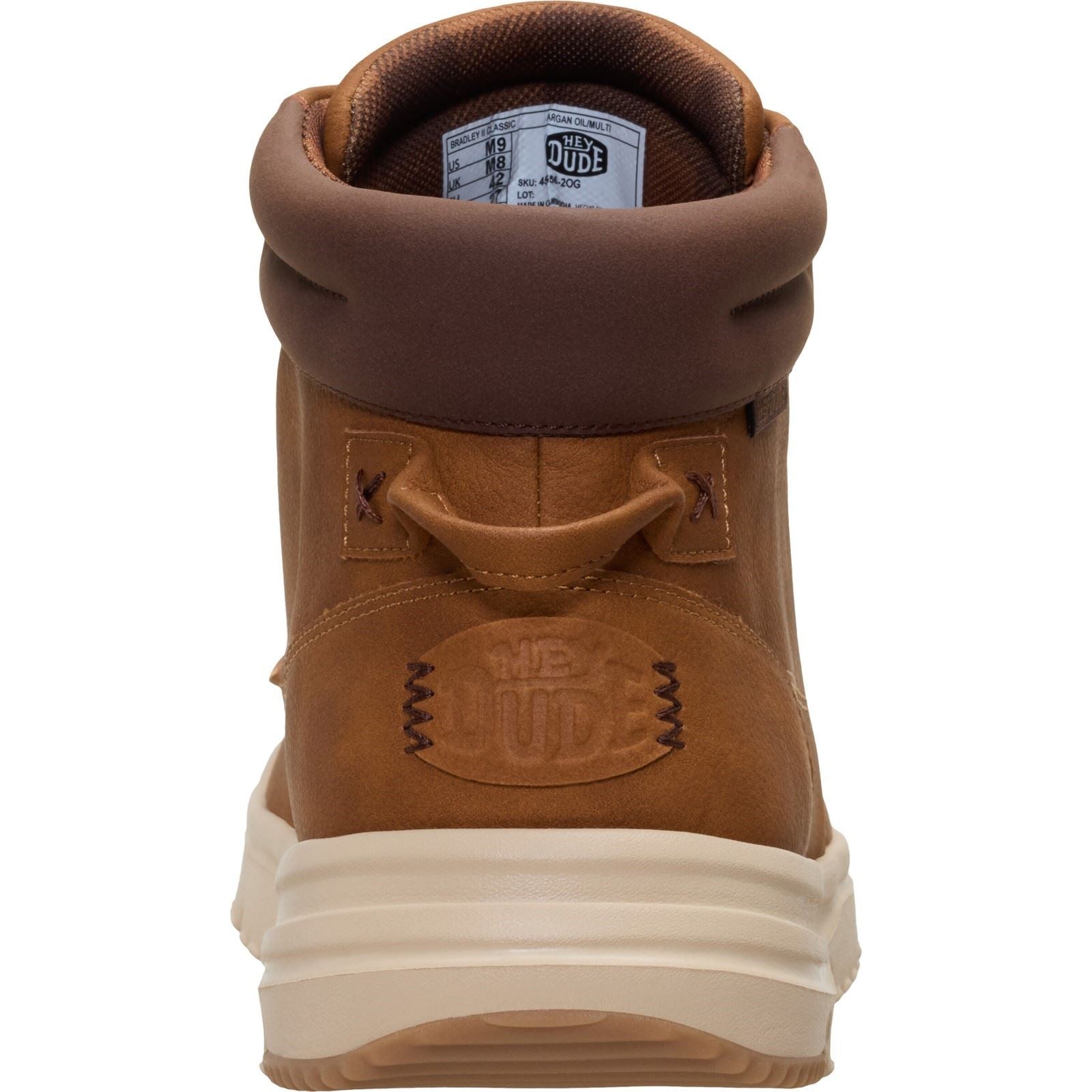 HEYDUDE Bradley II Classic Polyurethane Men's Argan Oil/Multi Ankle Boots