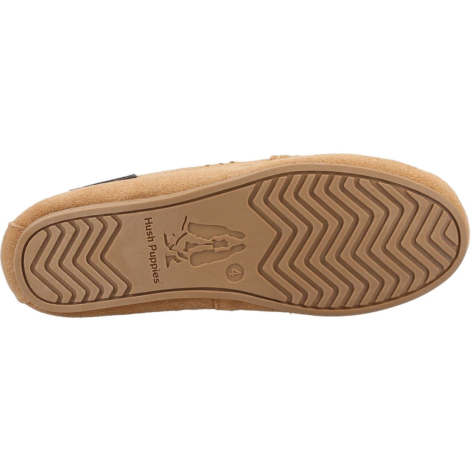 Hush Puppies Annie Mocassin Suede Women's Tan Slippers