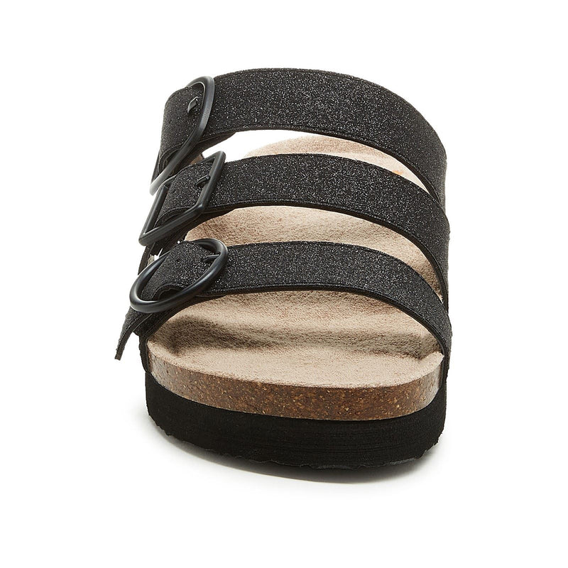 Rocket Dog Astor Glenn Glitter Textile Women's Black Sandals