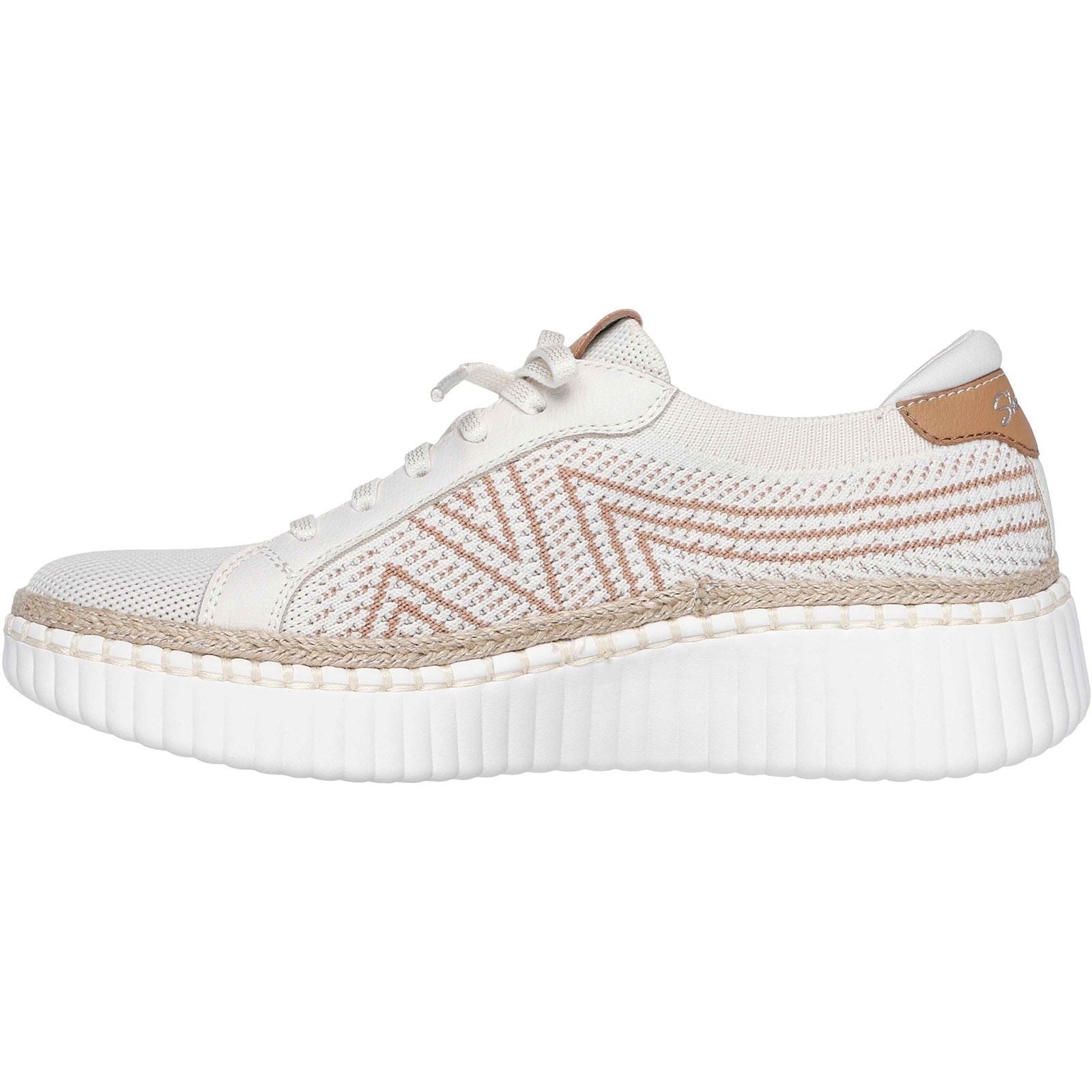 Skechers Wilshire Blvd - Bellevue Polyester Women's Off White Trainers