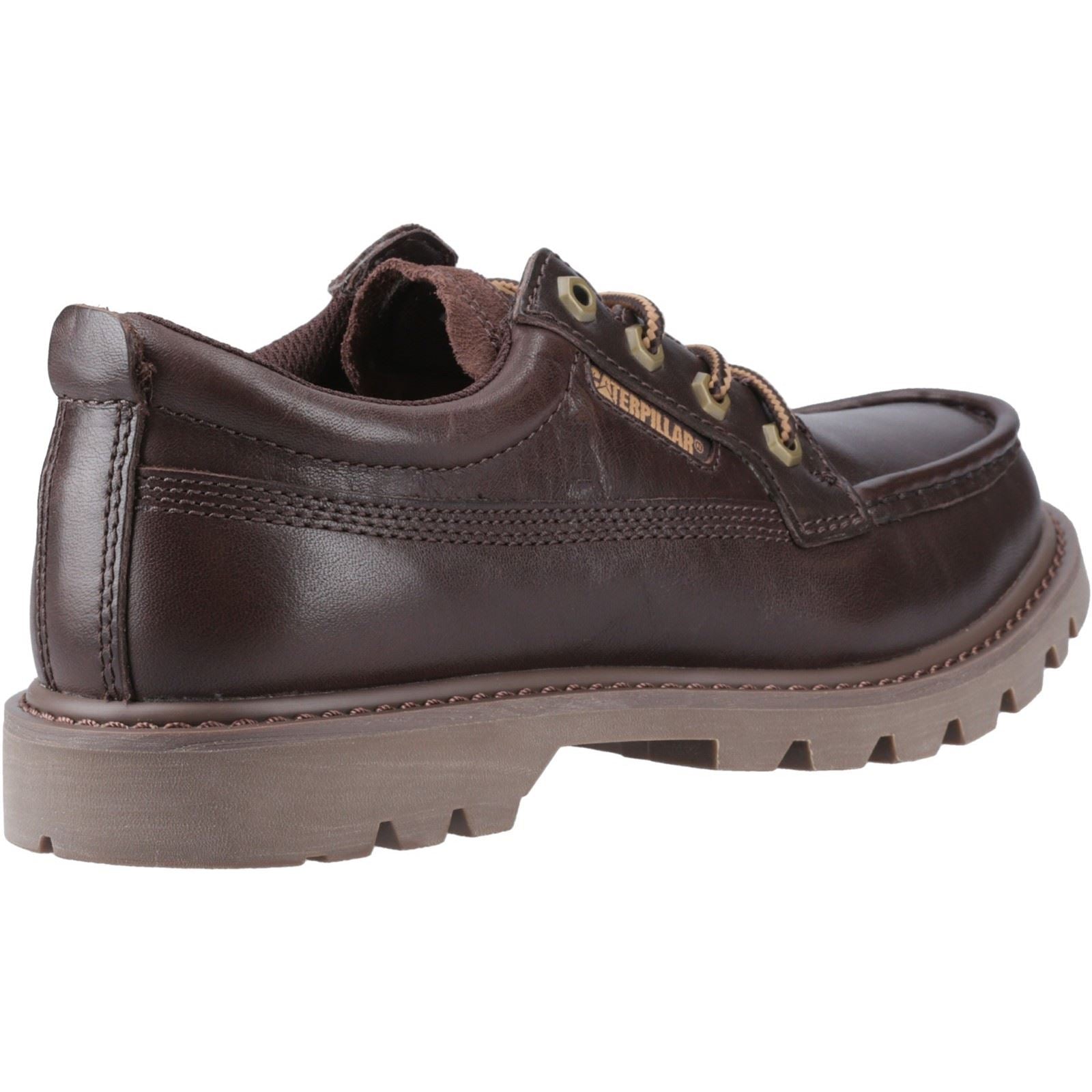 Caterpillar Colorado Moc Toe Low Leather Men's Dark Brown Lace-Up Shoes