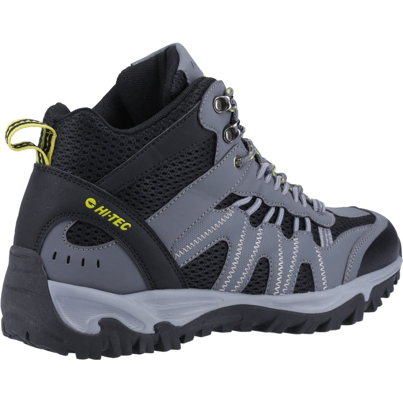 Hi-Tec Jaguar Mid Synthetic Men's Graphite/Black/Citron Hiking Boots