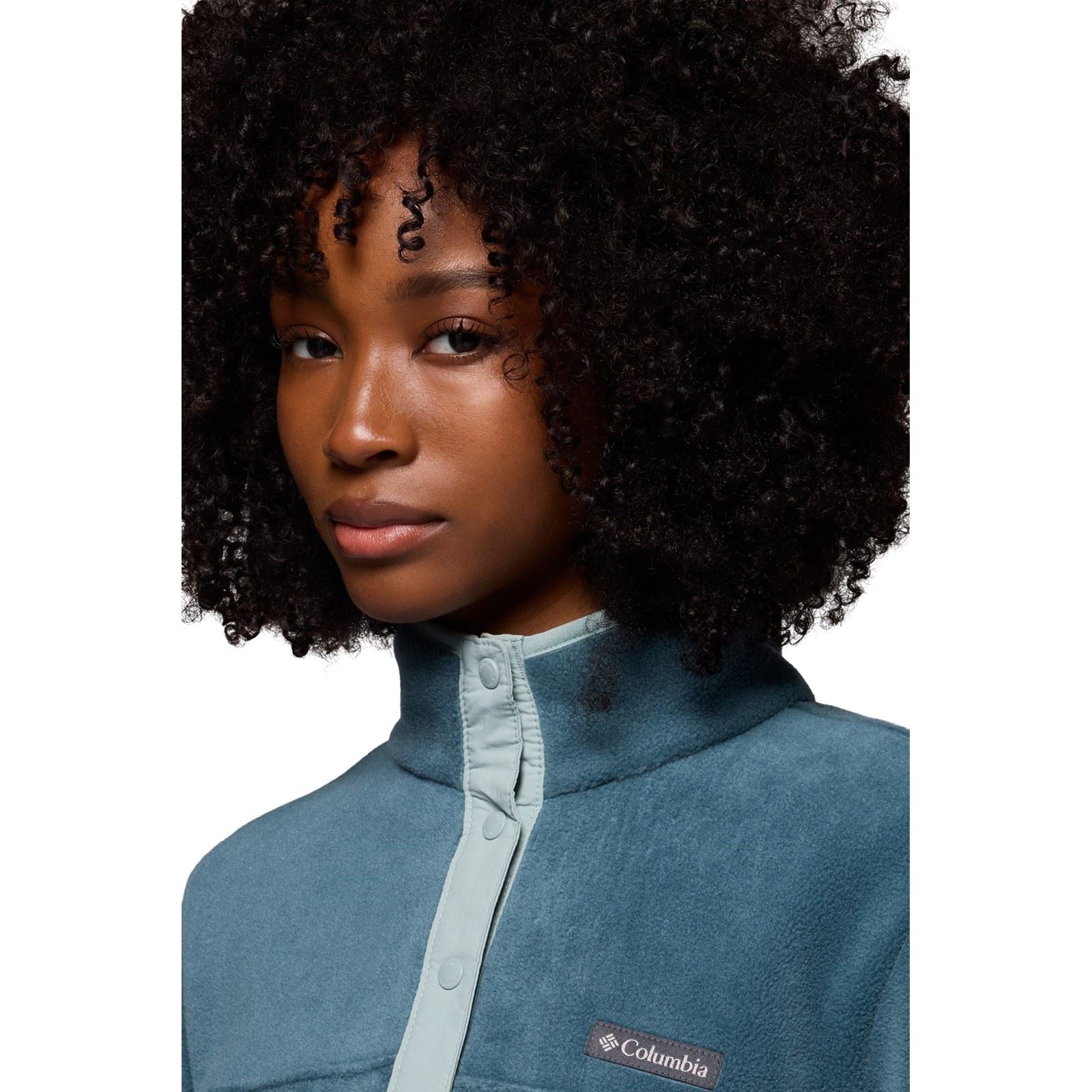Columbia Benton Springs 1/2 Snap Pull Over II Polyester Women's Blue Pullover