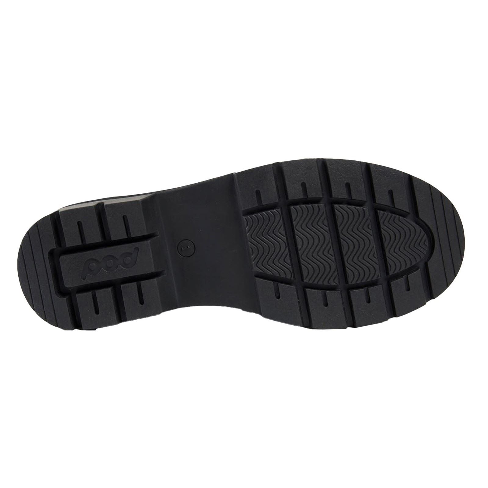 Pod Mina Leather Girls's Black Loafers