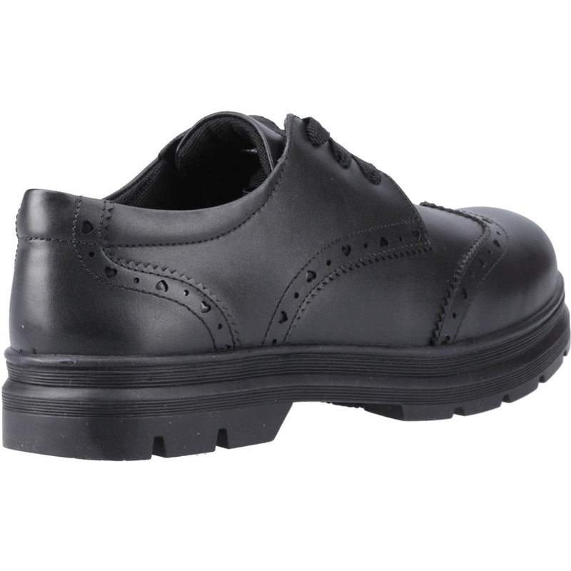 Pod Fiona Leather Girls's Black Brogues