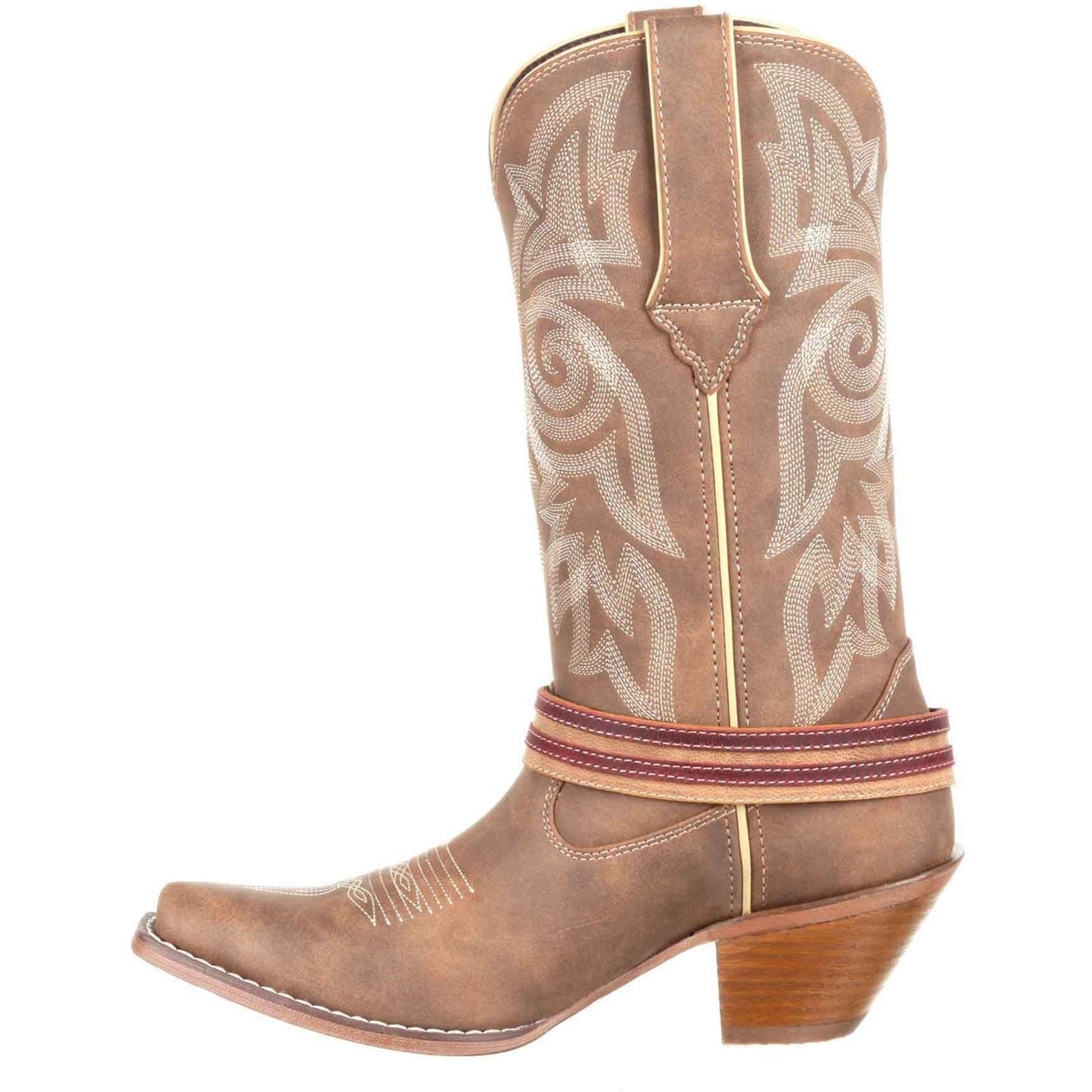 Durango Crush Flag Leather Men's Brown/Khaki Boots