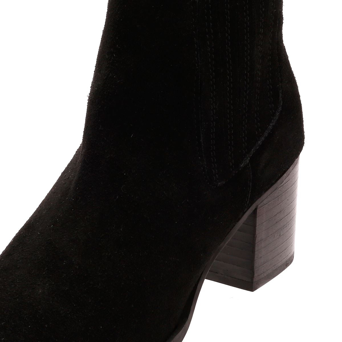 Osprey London The Naples Suede Women's Black Boots