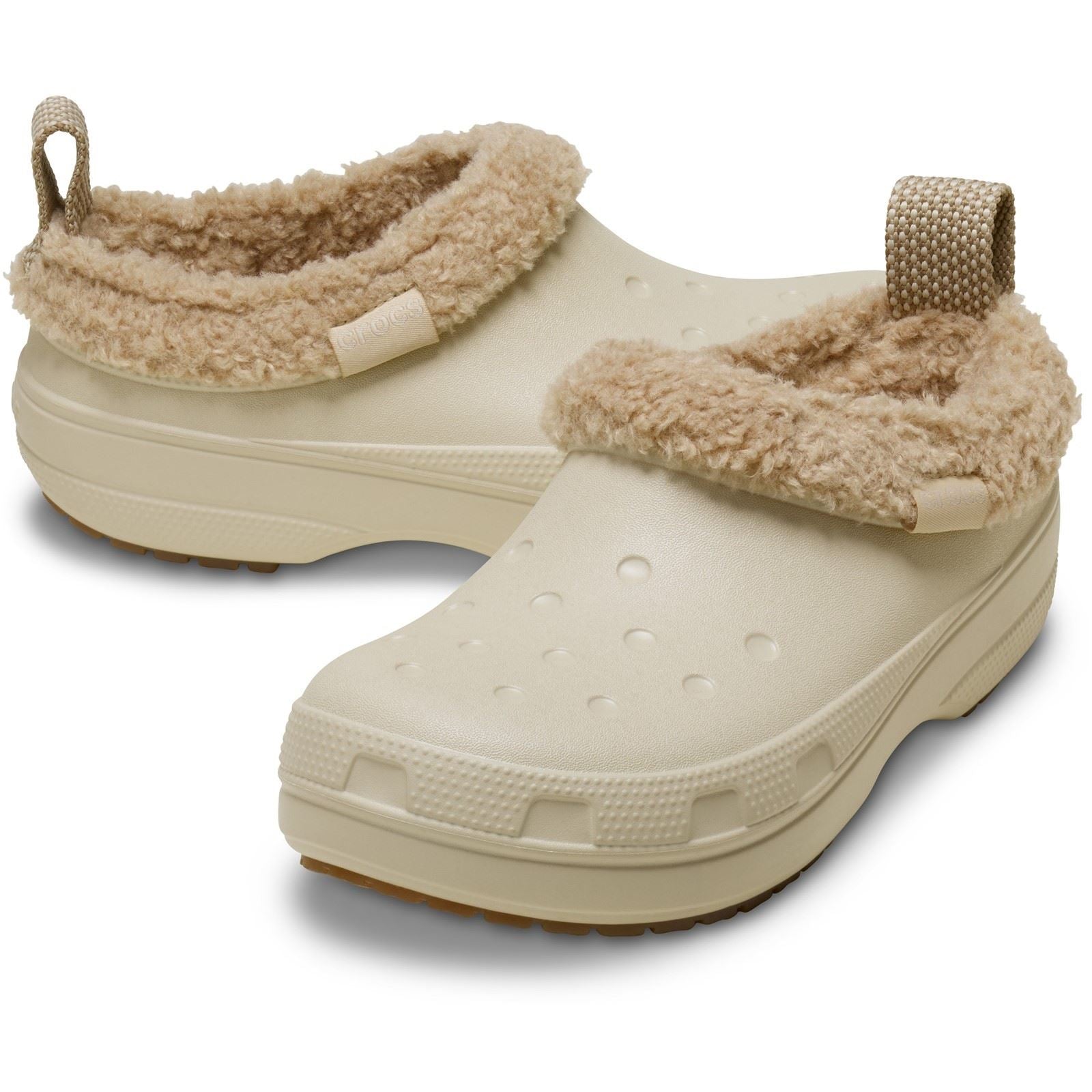 Crocs Classic Lined Shorty Thermoplastic Sandstone Slippers