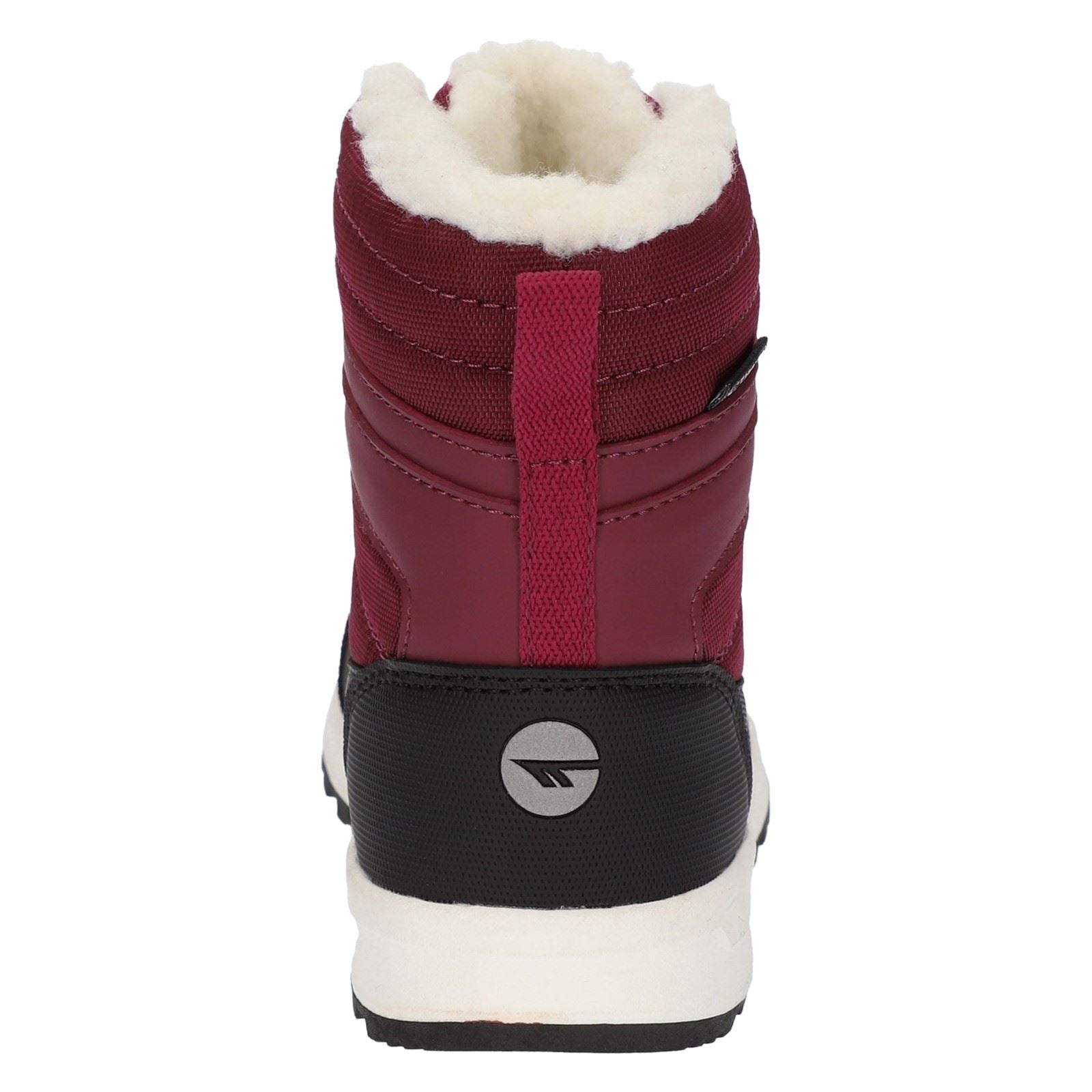 Hi-Tec Leo Nylon Berry Winter Mid Calf Boots
