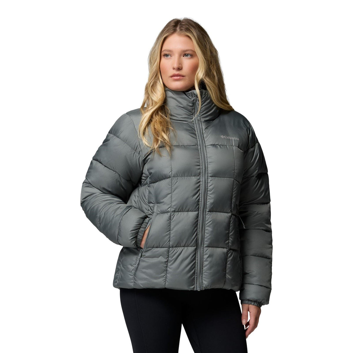 Columbia Puffect III Full Zip Jacket Women's Green Puffer Jackets