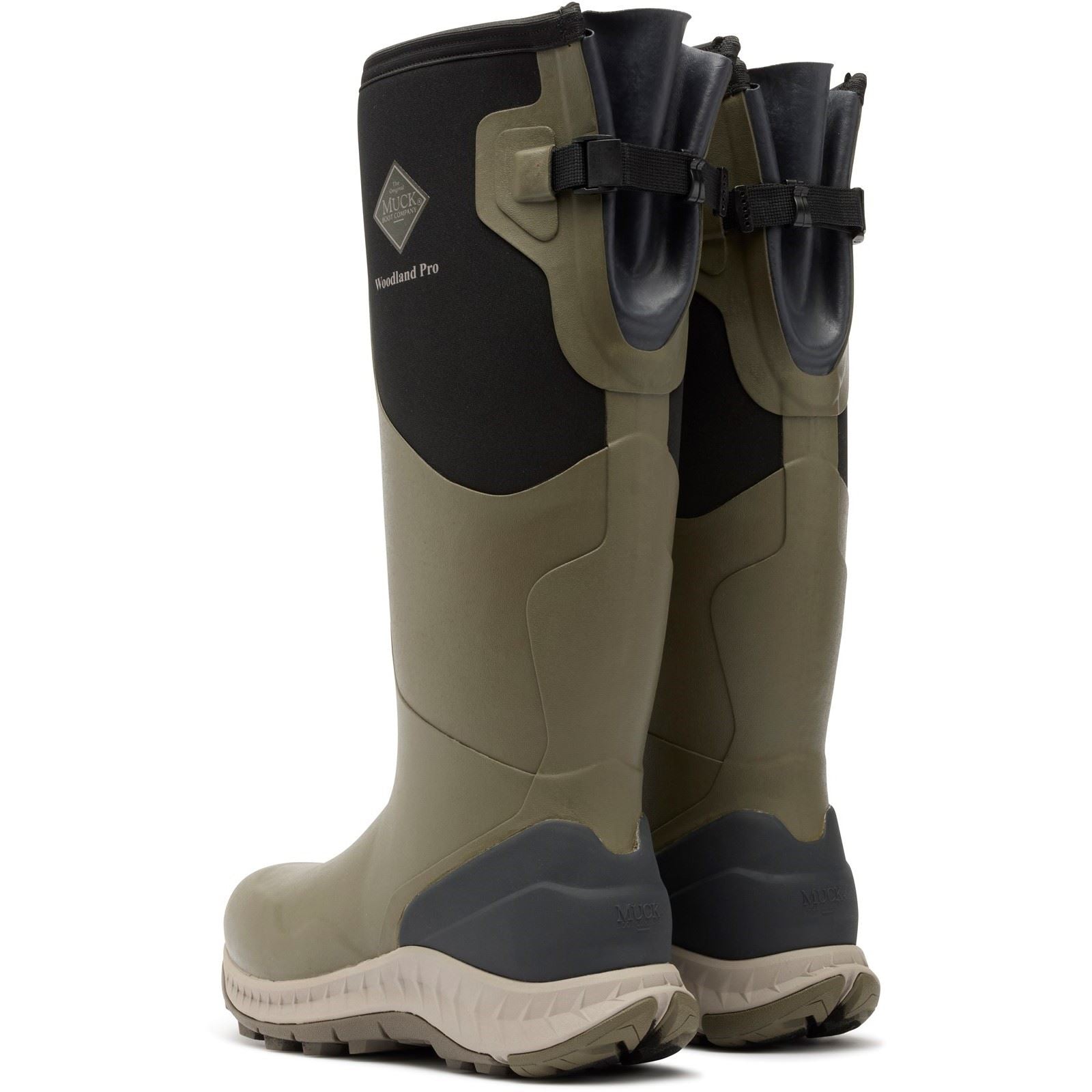 Muck Boots Woodland Pro Rubber Men's OLIVE Wellington Boots