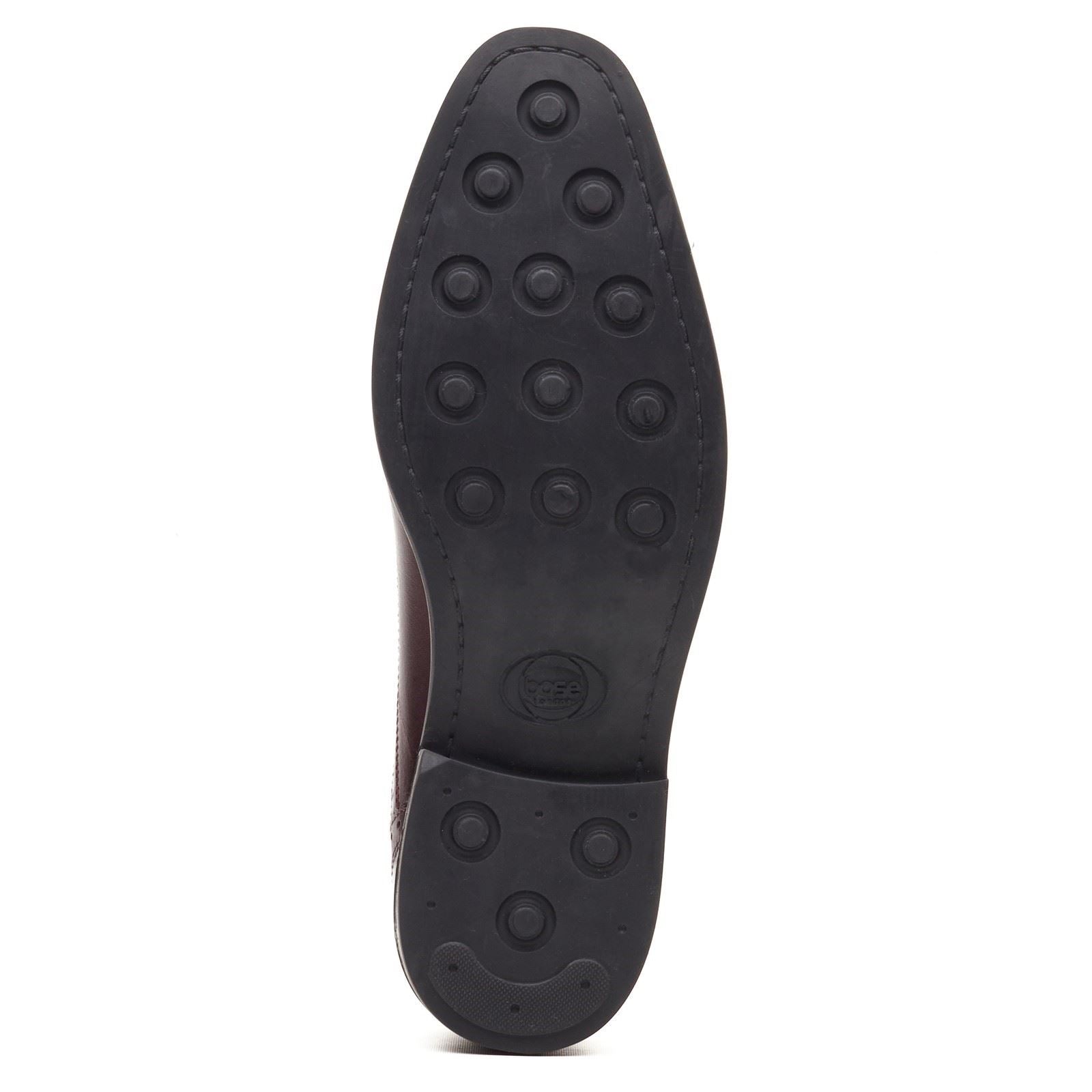 Base London Ascot Oxford Leather Men's Bordo Oxford Shoes