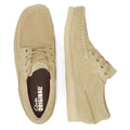 Clarks Originals Wallabee Boat Suede Men's Maple Lace-Up Shoes