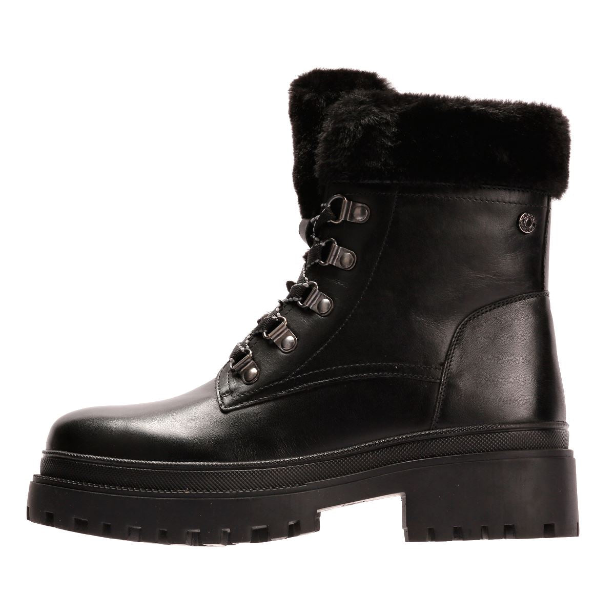 Osprey London The Budapest Leather Women's Black Boots