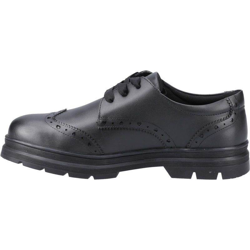 Pod Fiona Leather Girls's Black Brogues