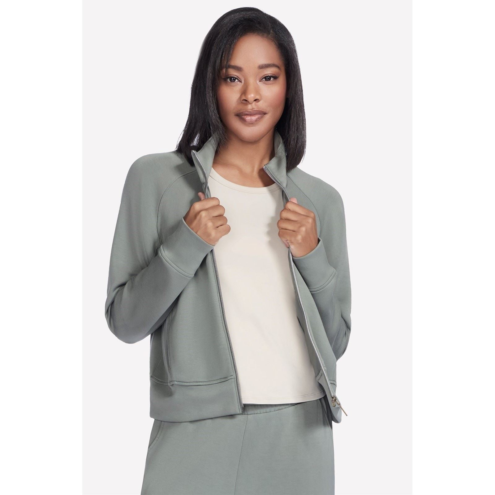Skechers Skechluxe Elevate Women's Taupe Jacket