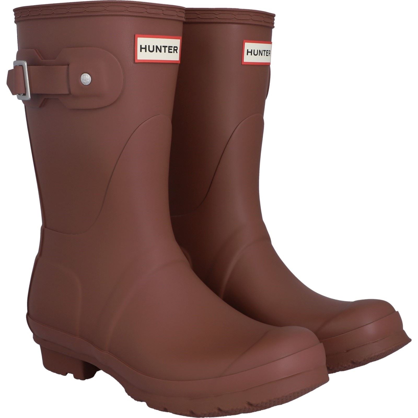 Hunter Original Short Boot Rubber Women's Merlot Wellington Boots
