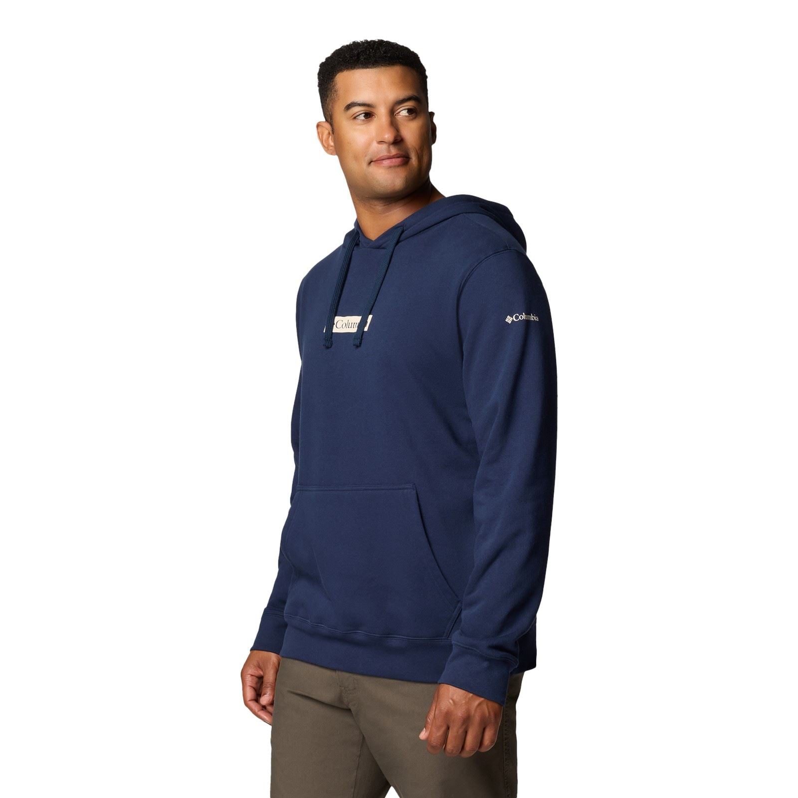 Columbia Columbia Trek Cotton Men's Blue Hooded Sweatshirt