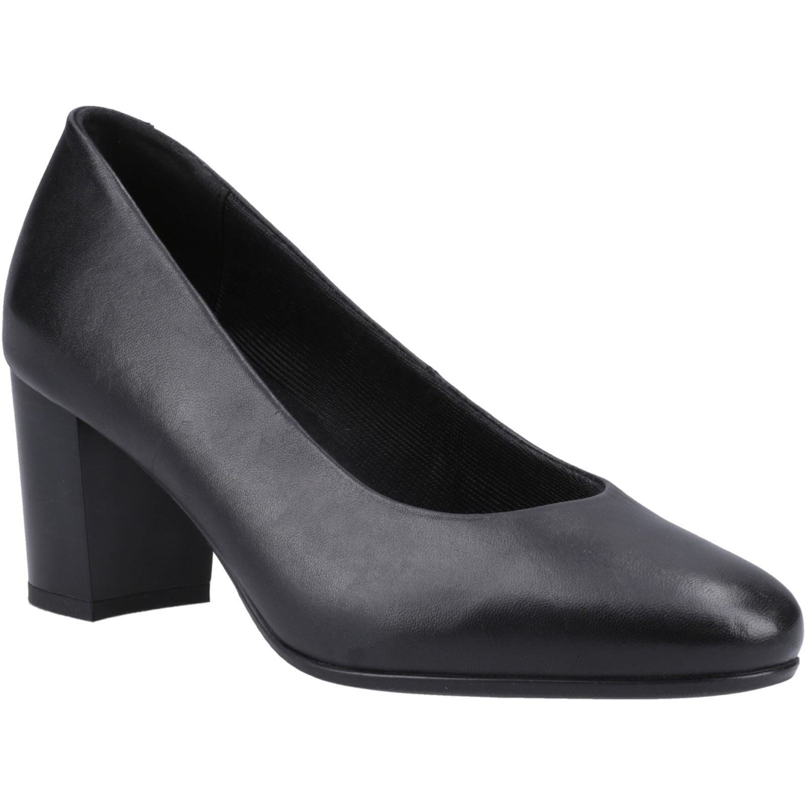 Hush Puppies Ivana Leather Women's Black Shoes