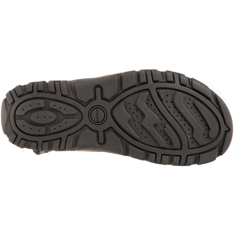 Geox UOMO SANDAL STRADA Men's Sand/Navy Flip Flops