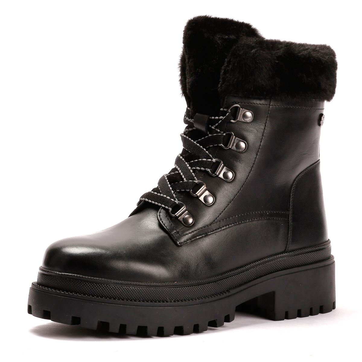 Osprey London The Budapest Leather Women's Black Boots