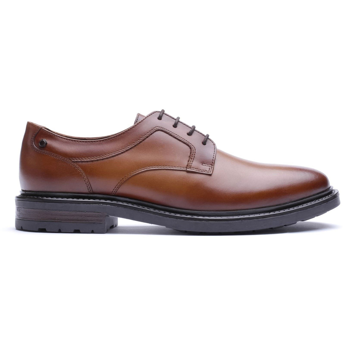 Base London Carter Leather Men's TAN Derby Shoes