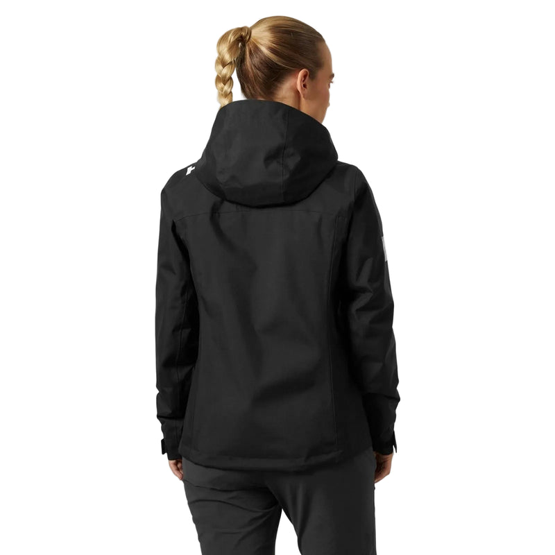 Helly Hansen Sport Crew Hooded Midlayer Sailing Jacket 2.0 Women's Black Sailing Jacket