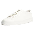 JAK Royal Leather Men's White Trainers