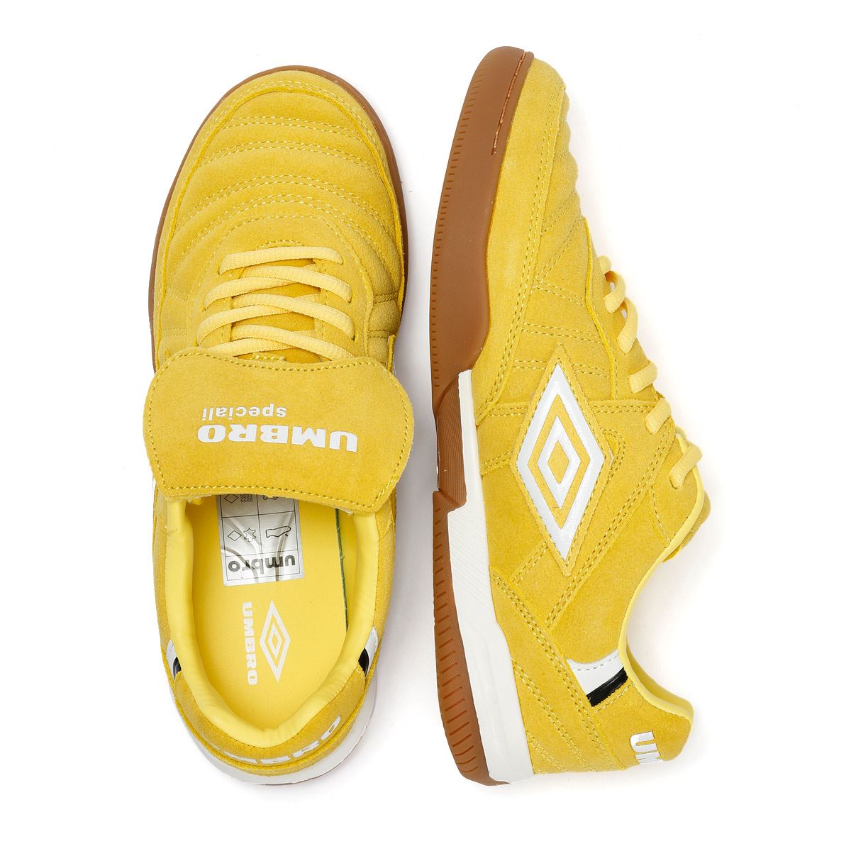 Umbro Speciali TR Suede Yellow/White Trainers