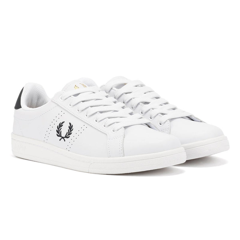 Fred Perry B721 Leather Men's White/Navy Trainers