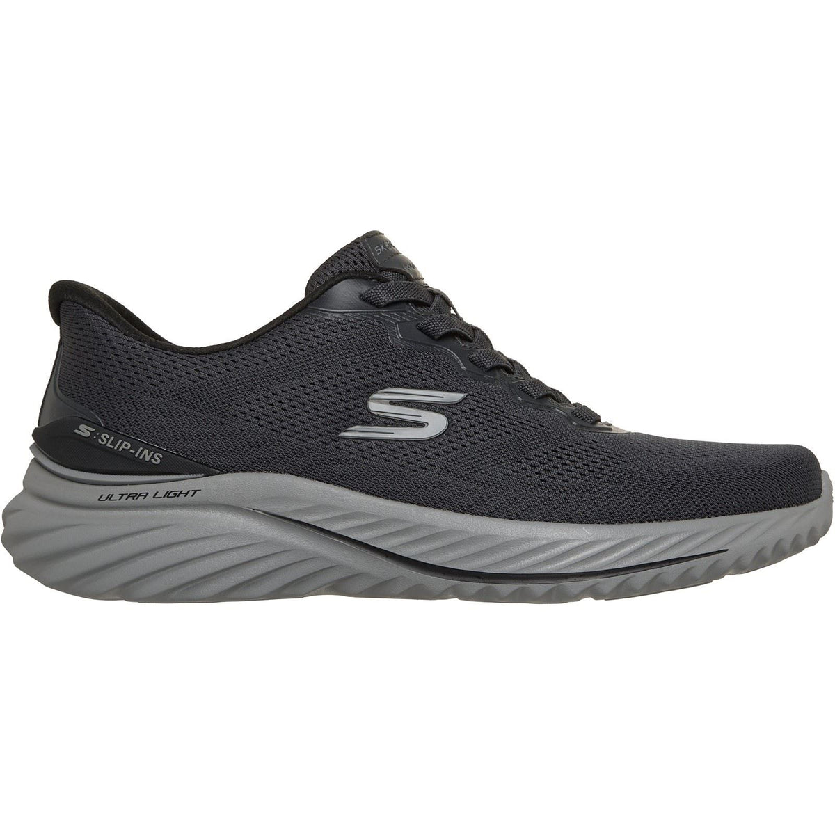 Skechers Bounder 3.0 Reocurrence Textile Men's Black/Charcoal Trainers