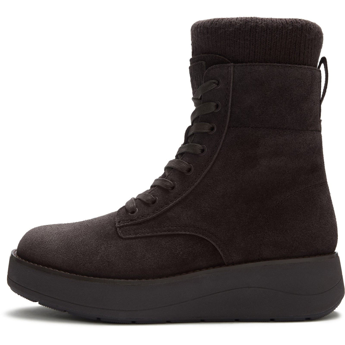Fitflop Gen-FF Roam Knit Suede Women's Chocolate Brown Boots