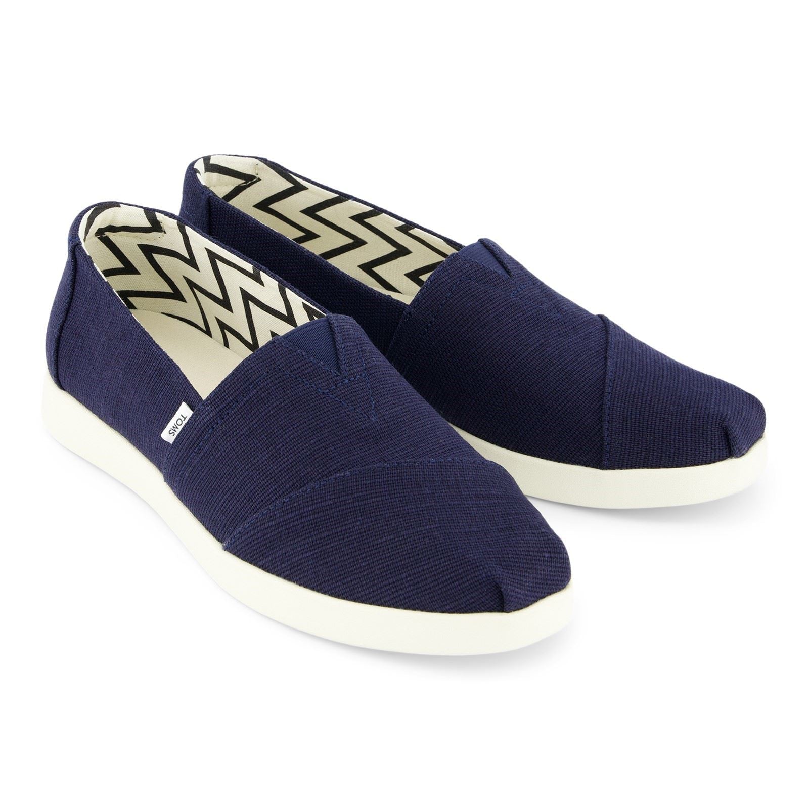 TOMS Alpargata Plus Jute Women's Navy Espadrilles