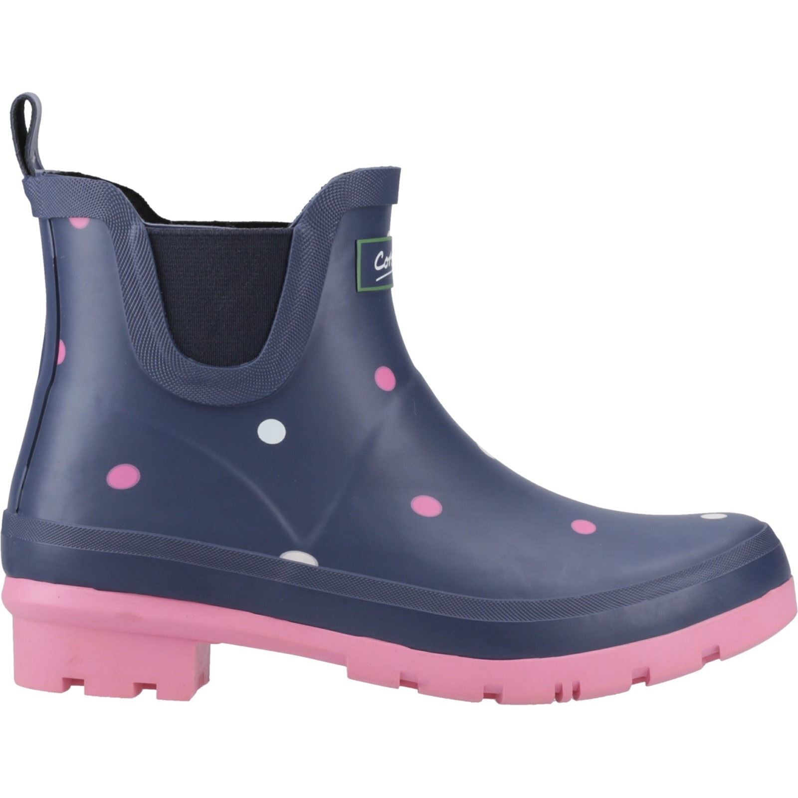 Cotswold Clarence Ankle Rubber Women's Spot Wellington Boots