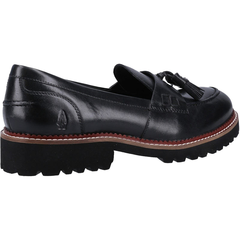 Hush Puppies Ginny Leather Women's Black Loafers