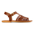 Tower London Hurache Leather Women's Tan Sandals