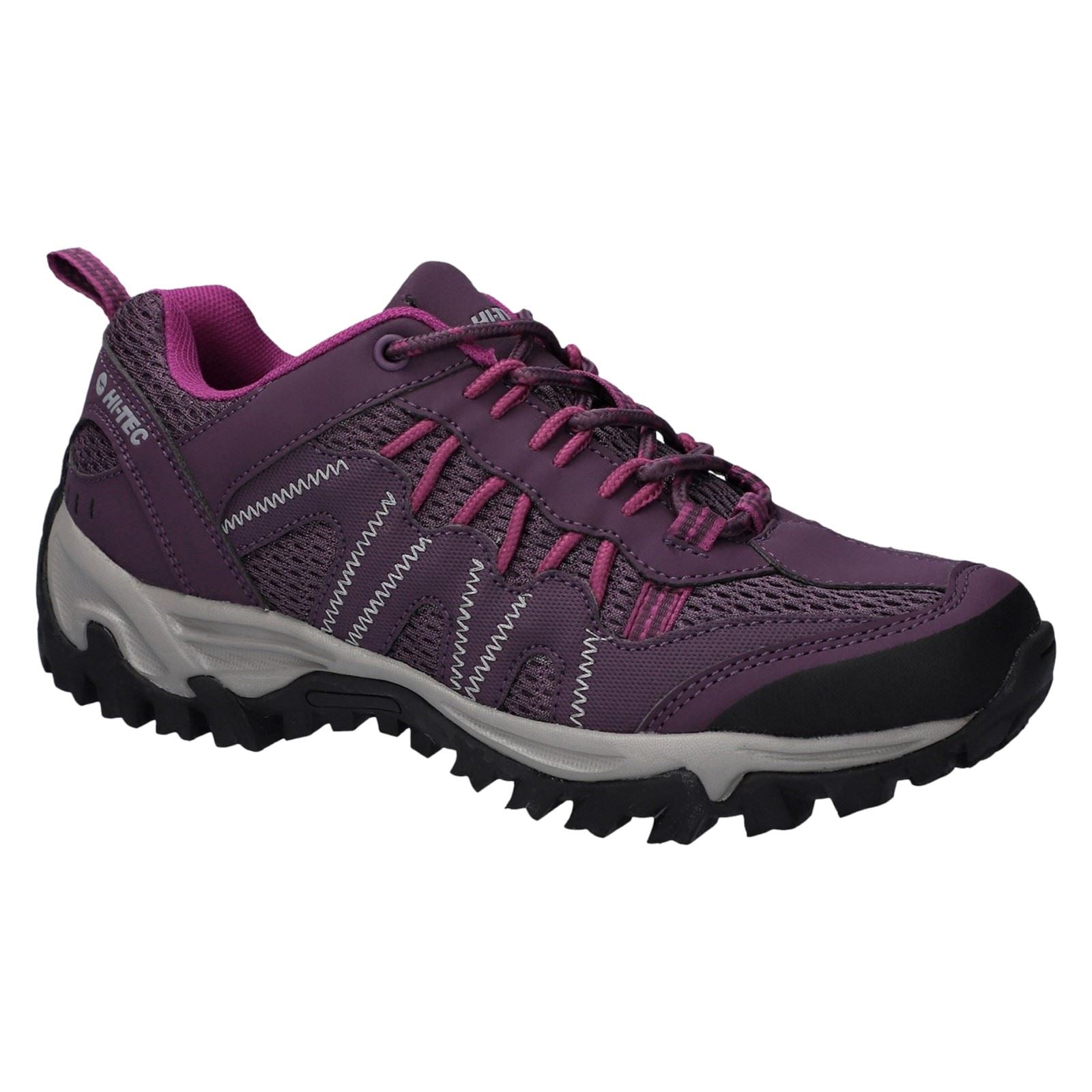 Hi-Tec Jaguar Synthetic Women's Italian Plum/Festival Fuchsia Hiking Boots